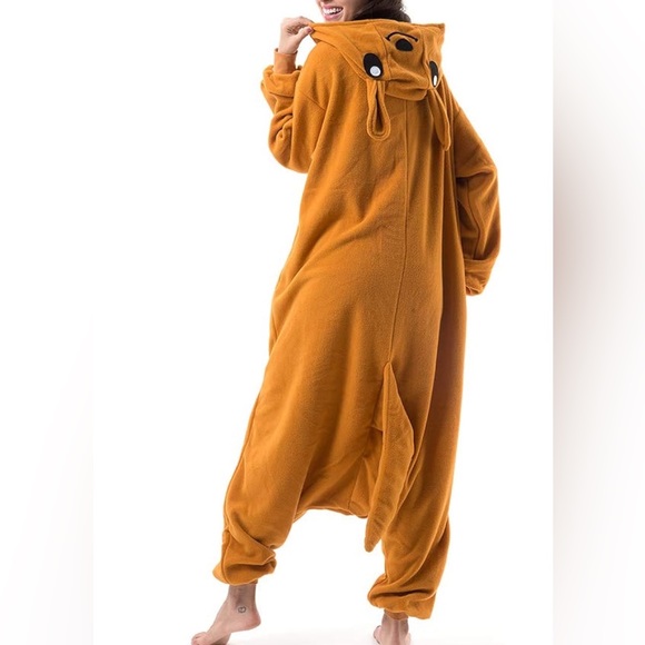 NWTS! Unisex Adult Onesie Pajamas - Plush Cosplay Kangaroo! - Picture 2 of 6